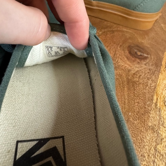 Vans Classic Olive Green Canvas Gum Sole Skate Shoes SoCal Summer Retro Casual - Picture 9 of 13